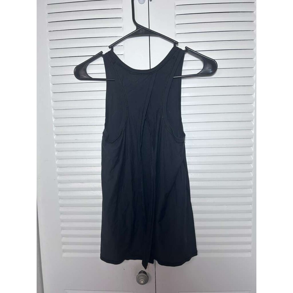 Lululemon Pace Cross Tank Top Women Size 6 Black Racerback Bundle Lot of 2 - Picture 8 of 9
